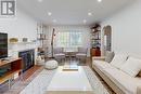 110 Prince Edward Drive S, Toronto, ON  - Indoor Photo Showing Living Room With Fireplace 