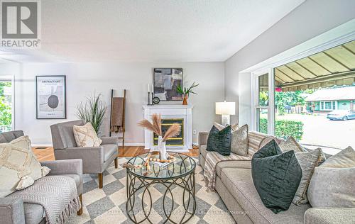 29 Michael Boulevard, Whitby (Lynde Creek), ON - Indoor Photo Showing Living Room With Fireplace