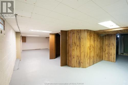 667 Wallace Street, Wallaceburg, ON - Indoor Photo Showing Basement