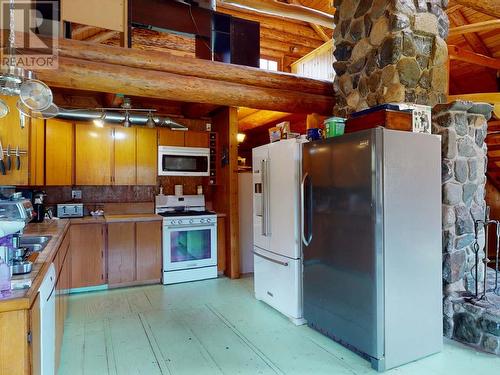 6594 Shelter Point Road, Texada Island, BC - Indoor Photo Showing Kitchen With Double Sink