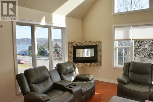 438 Main Street, Big Salmonier, NL - Indoor Photo Showing Living Room With Fireplace