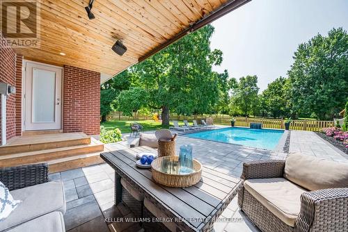 851 Swiss Heights, Oshawa (Pinecrest), ON - Outdoor With In Ground Pool With Deck Patio Veranda With Exterior