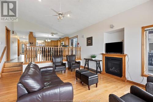 1266 Shoreline, Lakeshore, ON - Indoor Photo Showing Living Room With Fireplace