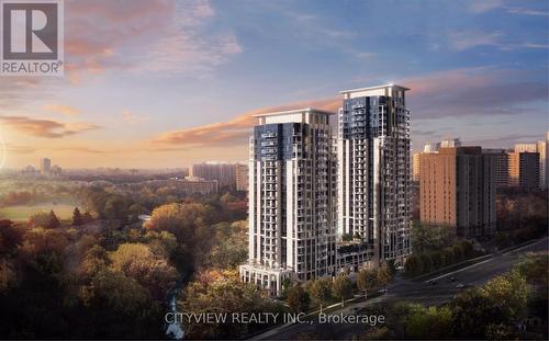 1002 - 202 Burnhamthorpe Road E, Mississauga, ON - Outdoor With View