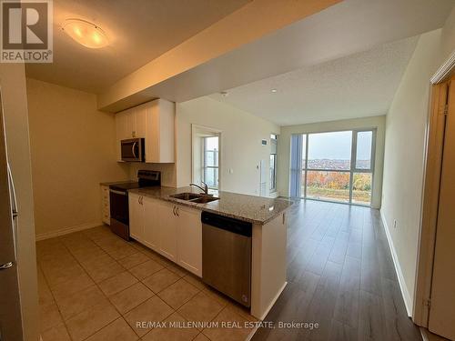 1101 - 349 Rathburn Road, Mississauga, ON - Indoor Photo Showing Kitchen With Double Sink