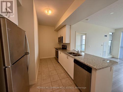 1101 - 349 Rathburn Road, Mississauga, ON - Indoor Photo Showing Kitchen With Double Sink