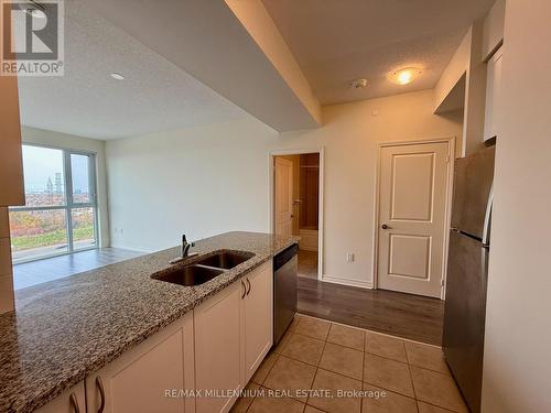 1101 - 349 Rathburn Road, Mississauga, ON - Indoor Photo Showing Kitchen With Double Sink