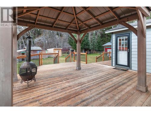 132 Missezula Lake Road, Princeton, BC - Outdoor With Deck Patio Veranda With Exterior