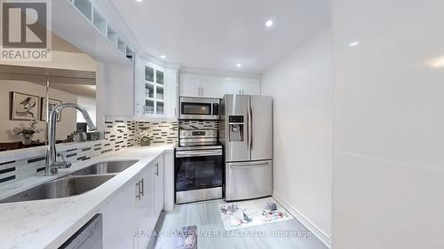 1807 - 88 Corporate Drive, Toronto, ON - Indoor Photo Showing Kitchen With Double Sink With Upgraded Kitchen