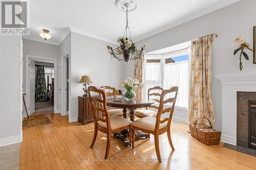 31 Balmoral Drive, Niagara-On-The-Lake, ON - Indoor Photo Showing Dining Room With Fireplace