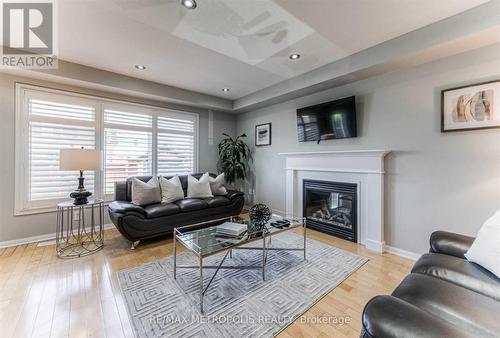 46 Horton Walk, Cambridge, ON - Indoor Photo Showing Living Room With Fireplace