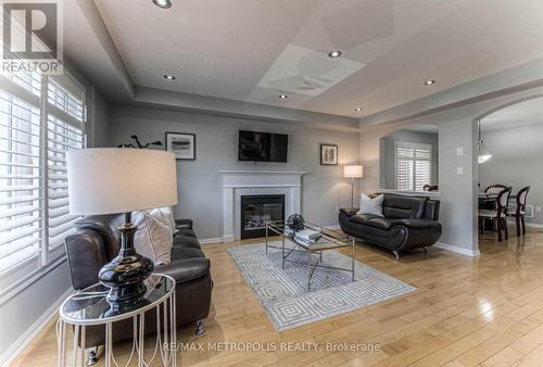 46 Horton Walk, Cambridge, ON - Indoor Photo Showing Living Room With Fireplace