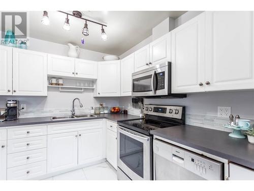 2629 Balsam Lane, Lumby, BC - Indoor Photo Showing Kitchen With Double Sink