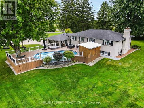 10996 Furnival Road, West Elgin (Rodney), ON - Outdoor With In Ground Pool With Deck Patio Veranda