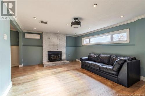 30 Berkley Drive, Riverview, NB - Indoor Photo Showing Living Room With Fireplace