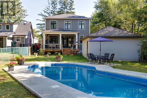 1300 Lakebreeze Drive, Mississauga, ON - Outdoor With In Ground Pool With Deck Patio Veranda