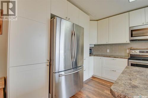 34 Howard Crescent, Lanigan, SK - Indoor Photo Showing Kitchen With Stainless Steel Kitchen