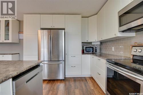 34 Howard Crescent, Lanigan, SK - Indoor Photo Showing Kitchen With Stainless Steel Kitchen