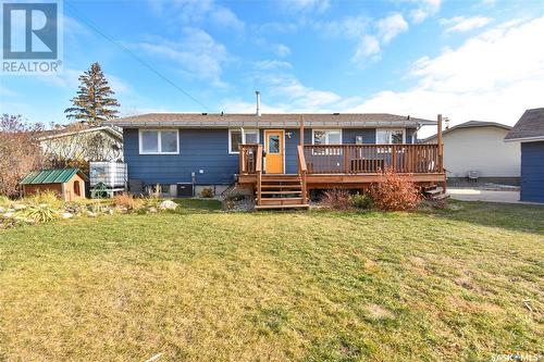 34 Howard Crescent, Lanigan, SK - Outdoor With Deck Patio Veranda