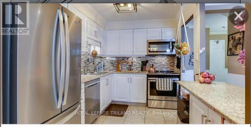 1603 - 323 Colborne Street, London, ON - Indoor Photo Showing Kitchen With Upgraded Kitchen