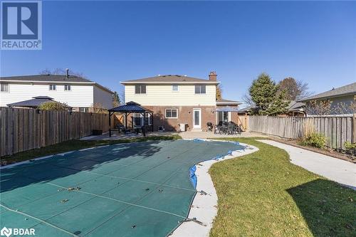 View of pool featuring a patio, a lawn, and a gazebo - 2604 Homelands Drive, Mississauga, ON - Outdoor