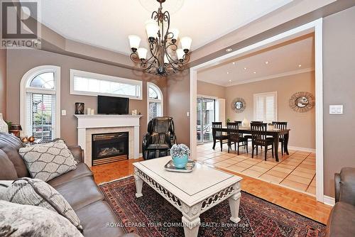 94 Monterey Road, Vaughan, ON - Indoor Photo Showing Living Room With Fireplace