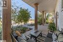 View of patio with an outdoor living space with a fire pit - 18133 Loyalist Parkway, Prince Edward County, ON  - Outdoor With Deck Patio Veranda With Exterior 