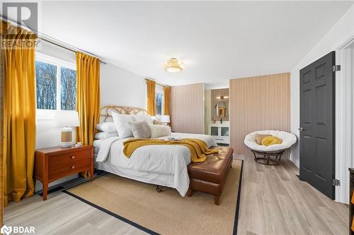 Bedroom with light wood-type flooring - 18133 Loyalist Parkway, Prince Edward County, ON - Indoor Photo Showing Bedroom