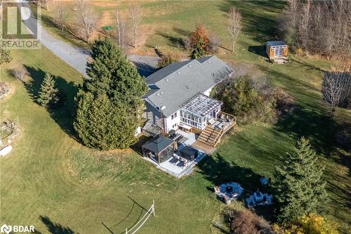 Drone / aerial view with a rural view - 18133 Loyalist Parkway, Prince Edward County, ON - Outdoor With View