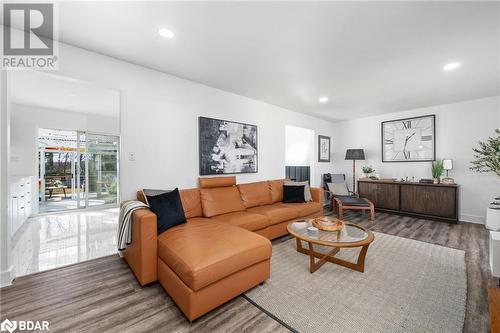 Living room featuring hardwood / wood-style flooring - 18133 Loyalist Parkway, Prince Edward County, ON - Indoor Photo Showing Living Room