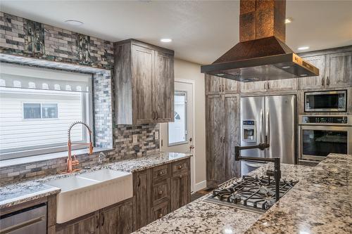 57 Kingfisher Drive, Penticton, BC - Indoor Photo Showing Kitchen With Double Sink With Upgraded Kitchen