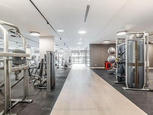 E-2802-130 River St, Toronto, ON - Indoor Photo Showing Gym Room