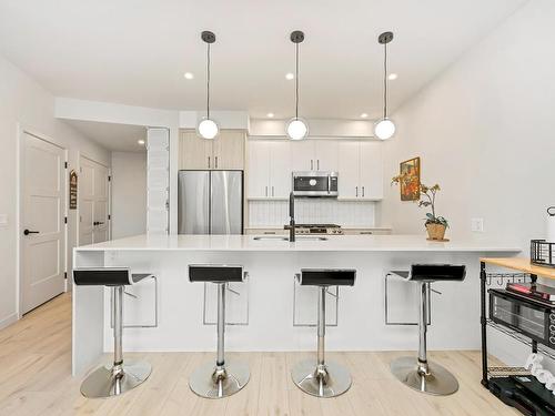 409-958 Pharoah Mews, Langford, BC - Indoor Photo Showing Kitchen With Stainless Steel Kitchen With Upgraded Kitchen