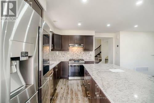 875 Sumac Crescent, Milton, ON - Indoor Photo Showing Kitchen With Stainless Steel Kitchen With Upgraded Kitchen