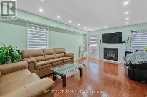 36 Brooking Street, Clarington, ON - Indoor Photo Showing Living Room With Fireplace