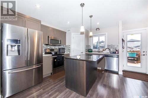 155 Marlatte Crescent, Saskatoon, SK - Indoor Photo Showing Kitchen With Upgraded Kitchen