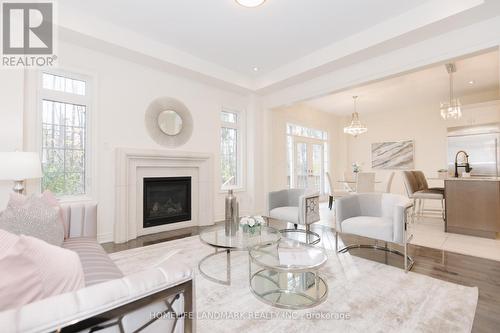 17 Fitzmaurice Drive, Vaughan, ON - Indoor Photo Showing Living Room With Fireplace