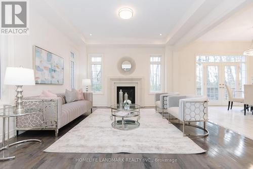 17 Fitzmaurice Drive, Vaughan, ON - Indoor Photo Showing Living Room With Fireplace