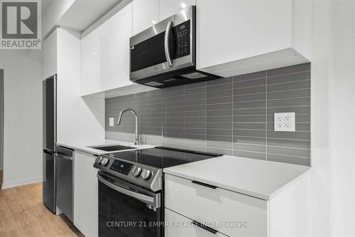 1420 - 50 Power Street, Toronto, ON - Indoor Photo Showing Kitchen With Stainless Steel Kitchen With Upgraded Kitchen