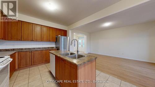 4 Hadleigh Way, Whitby, ON - Indoor Photo Showing Kitchen With Double Sink