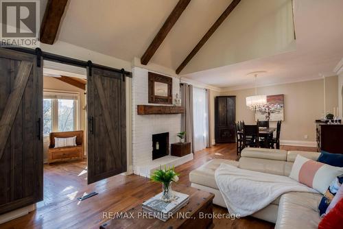 47 Park Drive, Vaughan, ON - Indoor Photo Showing Living Room With Fireplace