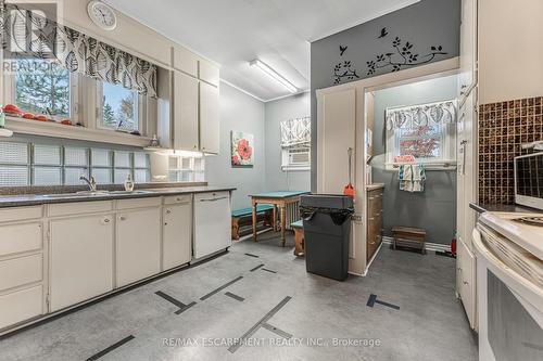 371 Niagara Street, Welland, ON - Indoor Photo Showing Kitchen With Double Sink