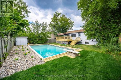 5 Madoc Road, Brampton, ON - Outdoor With In Ground Pool With Backyard