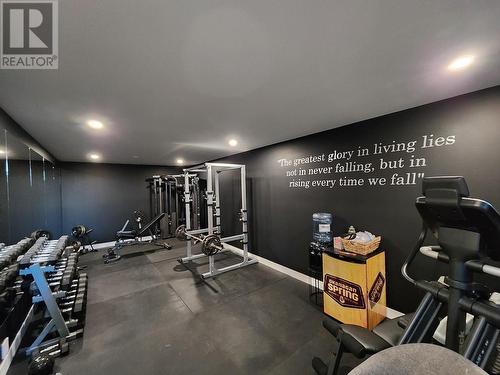 10927 114 Avenue, Fort St. John, BC - Indoor Photo Showing Gym Room