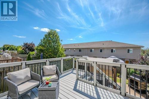 View of wooden deck - 192 Severn Drive, Guelph, ON - Outdoor With Deck Patio Veranda With Exterior