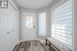 Foyer featuring hardwood / wood-style flooring - 