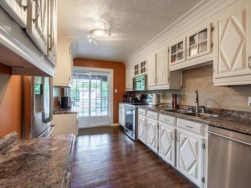 Cuisine - 443 Rue Bernard, Saint-Alexandre, QC - Indoor Photo Showing Kitchen With Double Sink