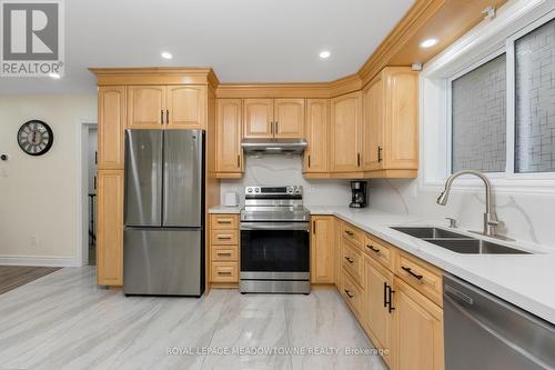 67 Eleanor Crescent, Halton Hills, ON - Indoor Photo Showing Kitchen With Stainless Steel Kitchen With Double Sink