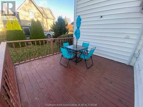 162 Joseph Street, Chatham, ON - Outdoor With Deck Patio Veranda With Exterior