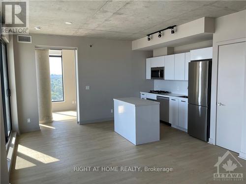 1301 - 203 Catherine Street, Ottawa, ON - Indoor Photo Showing Kitchen With Stainless Steel Kitchen